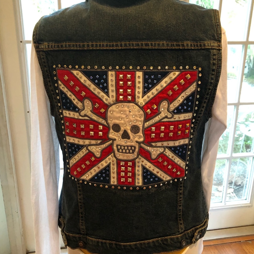 Jean vest! OOAK!